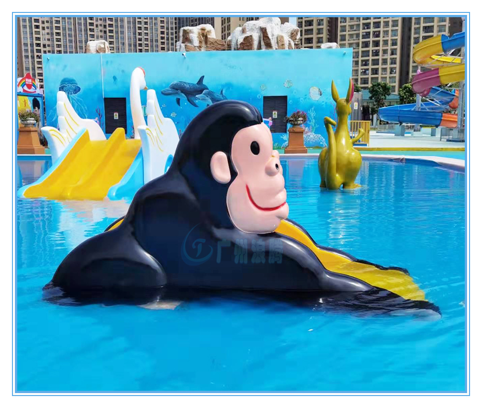 水上樂園設(shè)備，戲水小品，猴子滑梯