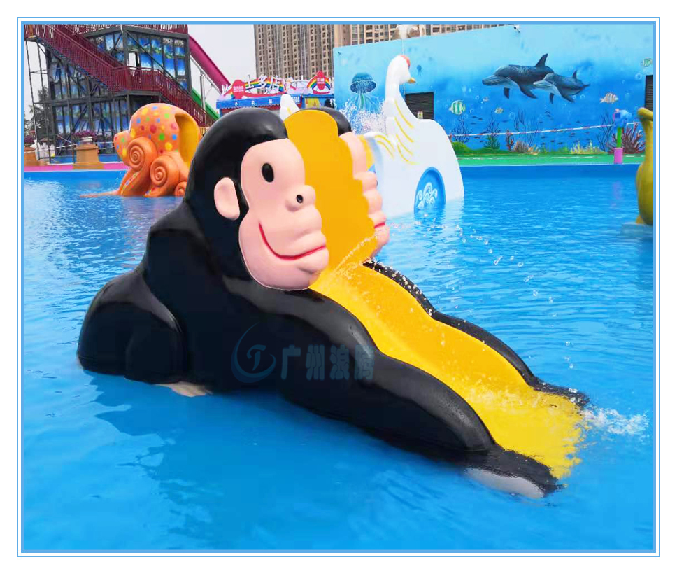 水上樂園設(shè)備，戲水小品，猴子滑梯